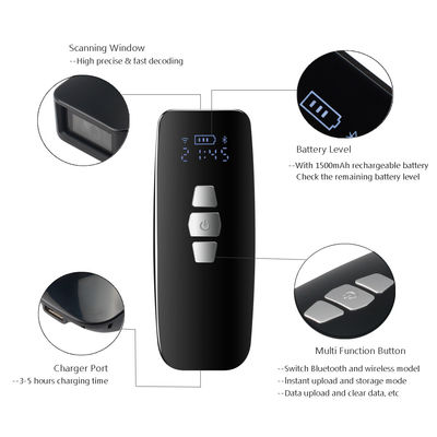 Portable 1D 2D Image QR Code Scanner Gun For Windows Android IOS Tablets