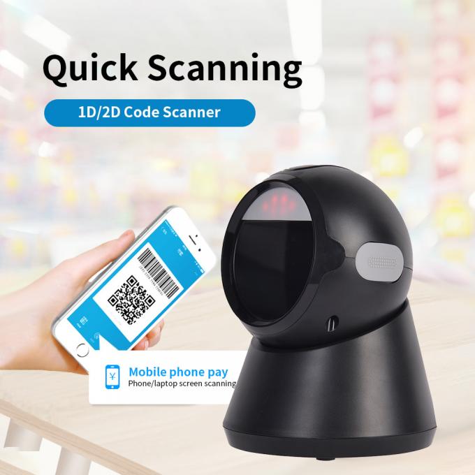 Qr Code Scan Test Omnidirectional Barcode Scanner Checker 2D Wired USB Qr Code Scanner